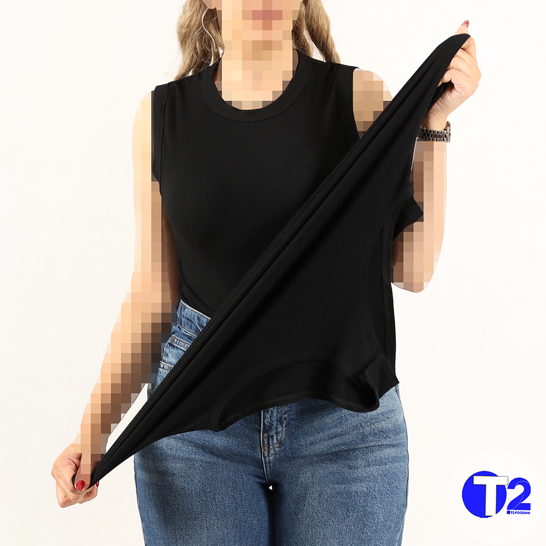بادی برشکا حلقه ای پک تکرنگ مشکی (3503)