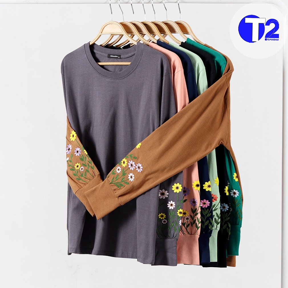 بلوزپنبه گلدوزی فلور (3622)