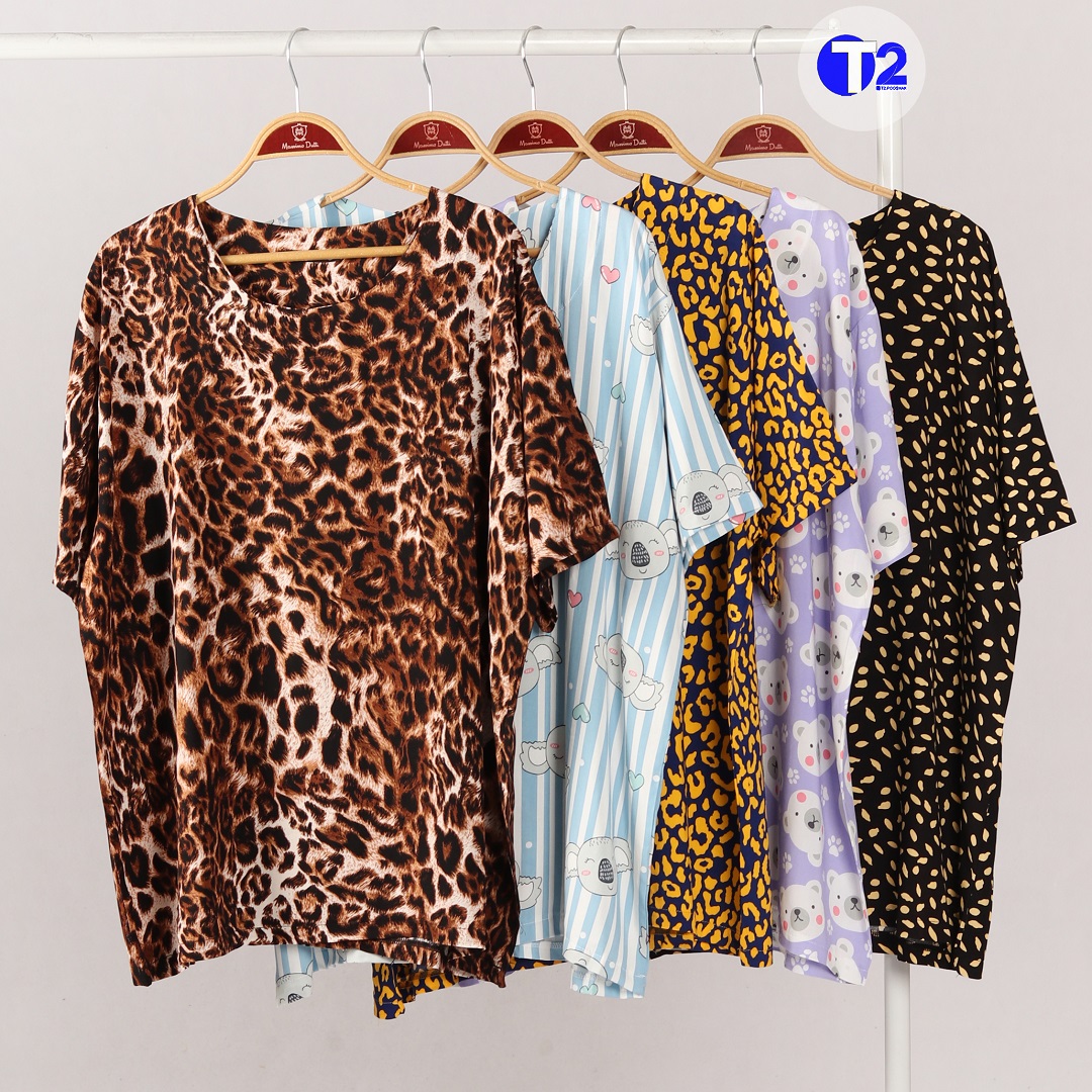 تیشرت بیگ سایز نخی  دورسینه 132سانت (3369)