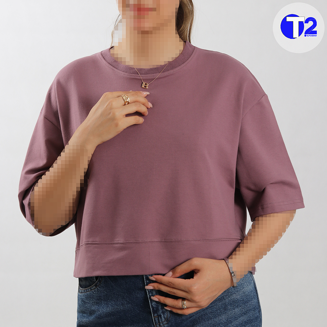 تیشرت باکسی دورس بغل جاکدار  پک 5عددی میکس(3598)