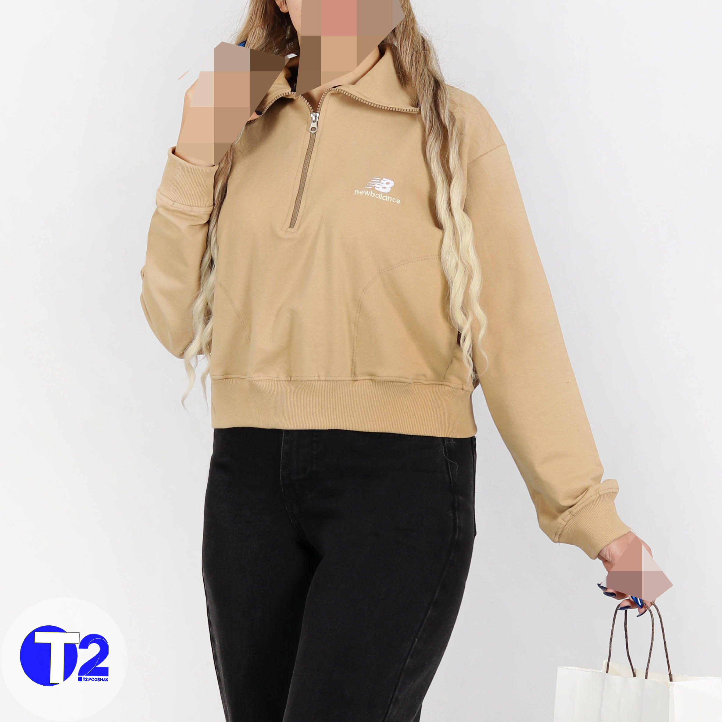 بامبر نیم زیپ نیو بالانس(3258)