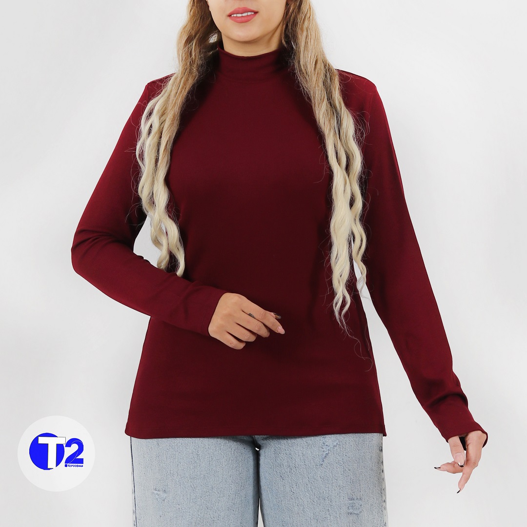 بلوز یقه ایستاده برشکا قواره دار (3266)
