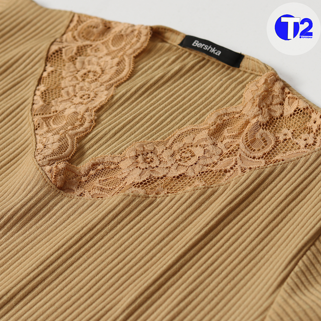 تیشرت کرکره یقه گیپوری پک 6تایی-یک رنگ تکرار(3498)