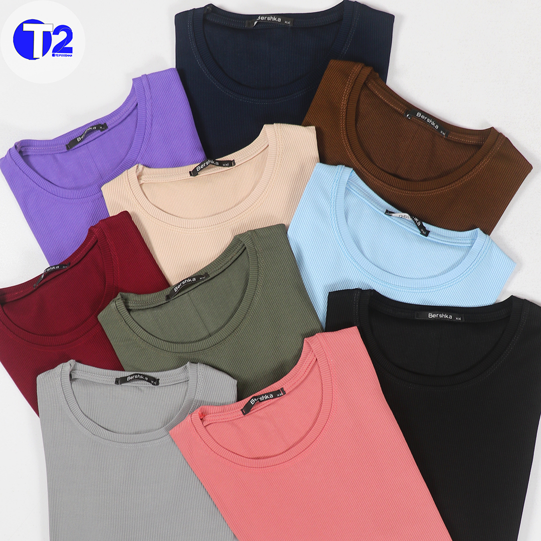 تیشرت بیگ سایز برشکا رنگی (3354)