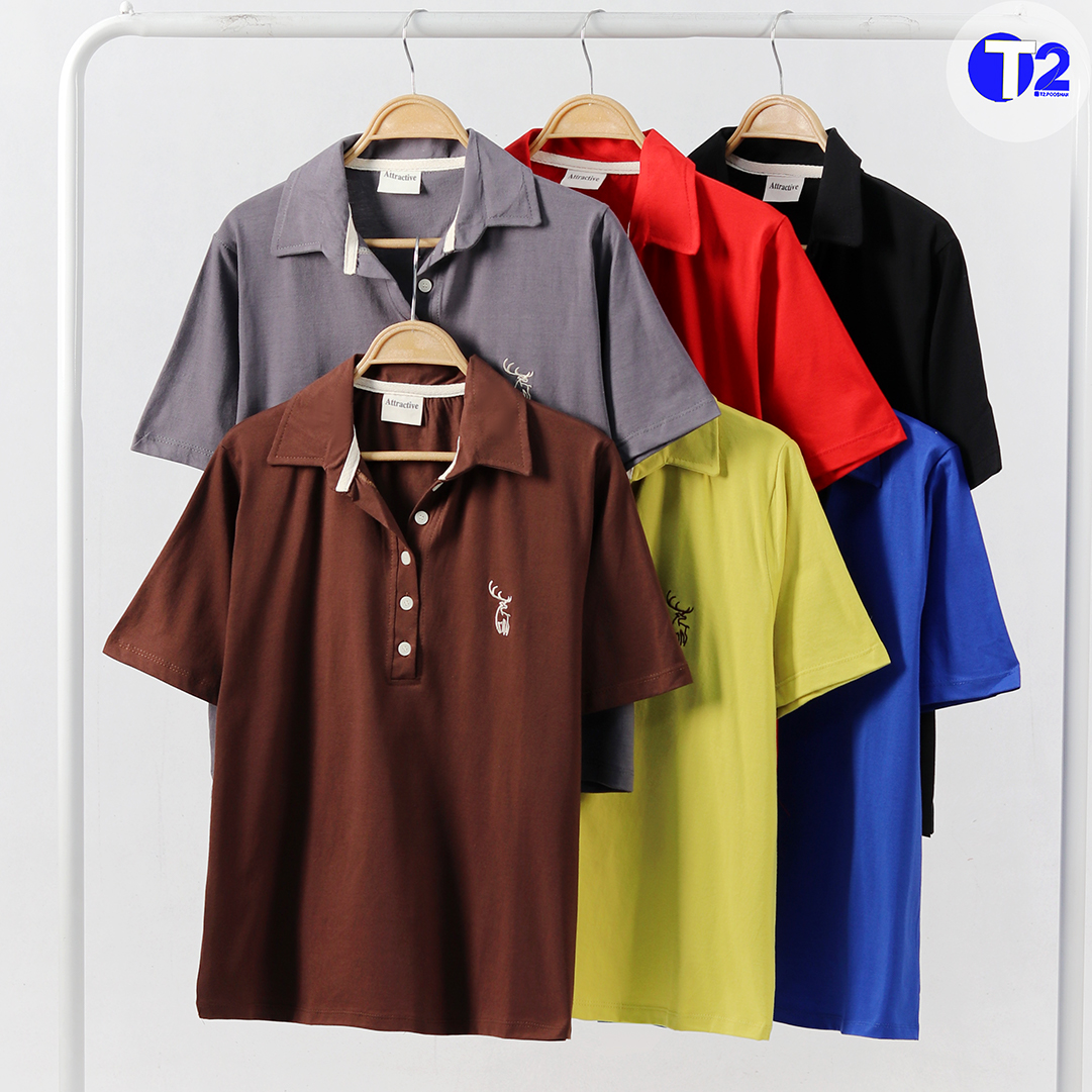 پلوشرت گوزن گلدوزی قواره دار  (3625)