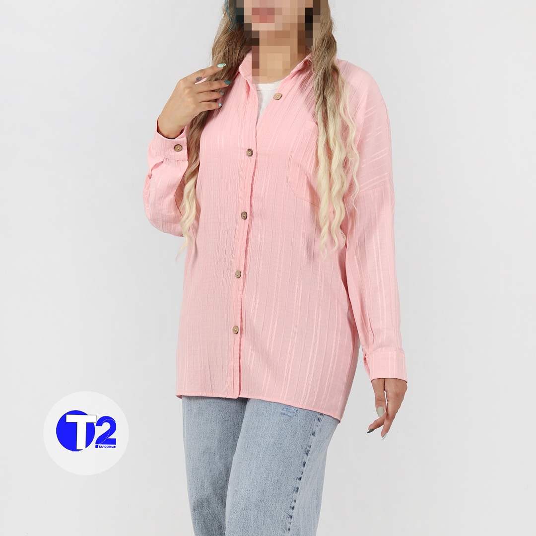 شومیزمانتو کراش نخی تک جیب (2966)