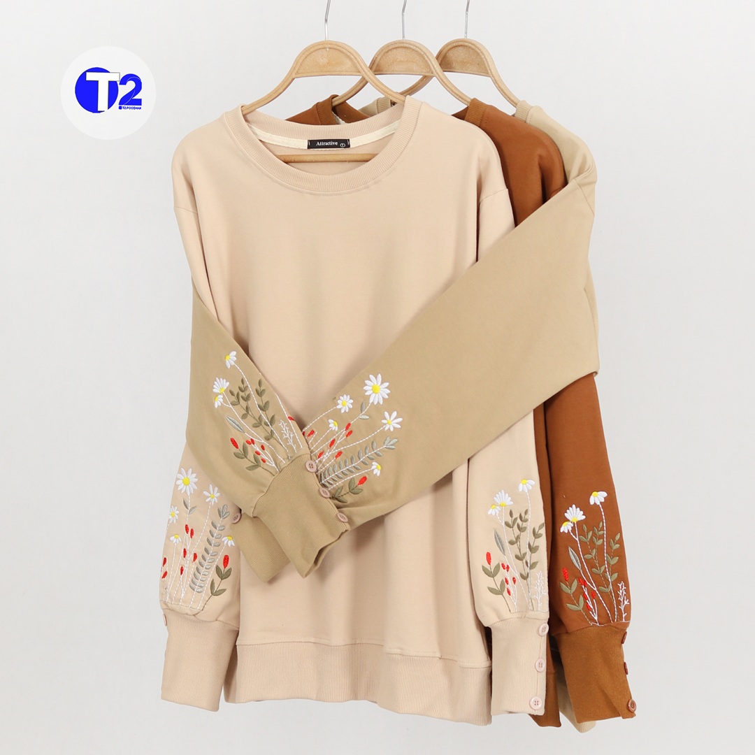 بلوز دورس دونخ پنبه گلدوزی آرنیکا (3118)