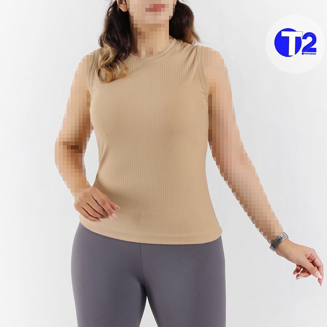 تاپ یقه گرد کرکره سایزیک(3569)