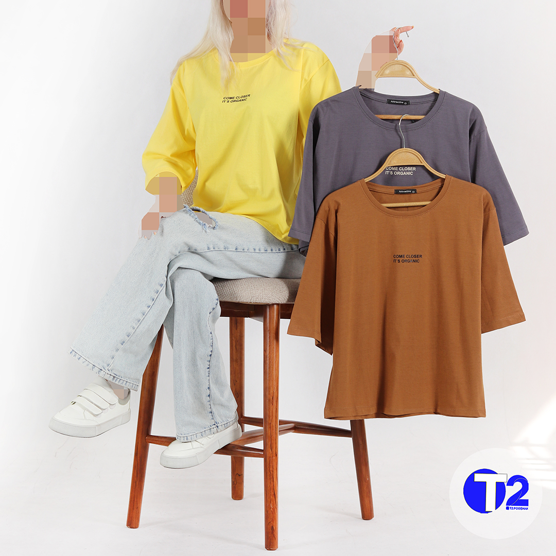 تیشرت باکسی اورگانیک (3536)