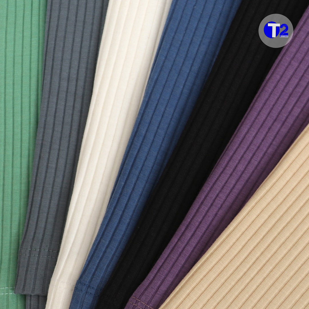 تیشرت یقه گرد کرکره هفت رنگ(3121)