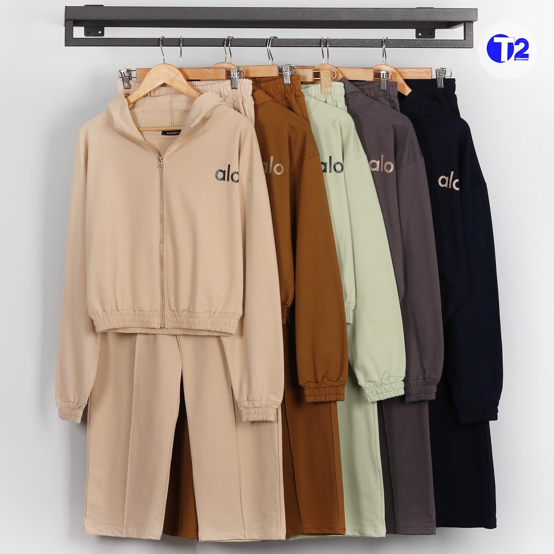 ست سویشرت شلوار الو زیپ دار پک دوم(3215)