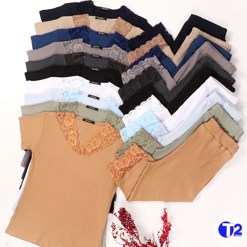 ست تیشرت وشلوارک گیپوری کرکره (2870)