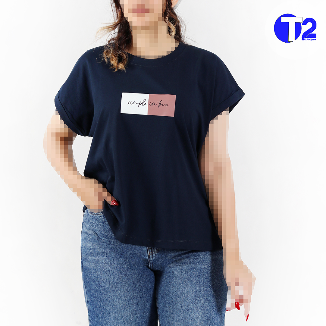 تیشرت وستی پاکتی طرح سیمپل(3512)