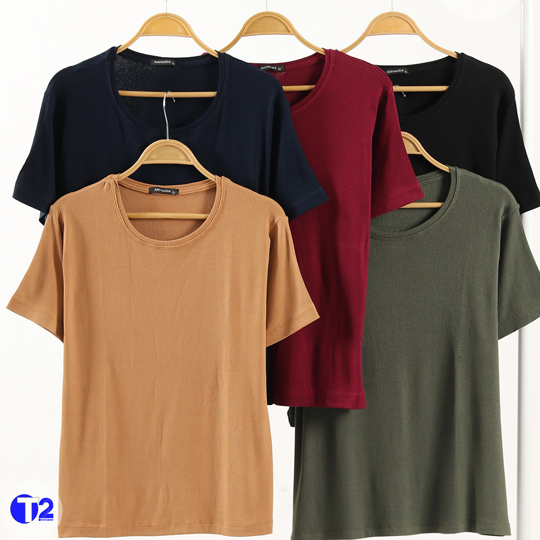 تیشرت بیگ سایزبرشکا پنج رنگ اصلی (3568)