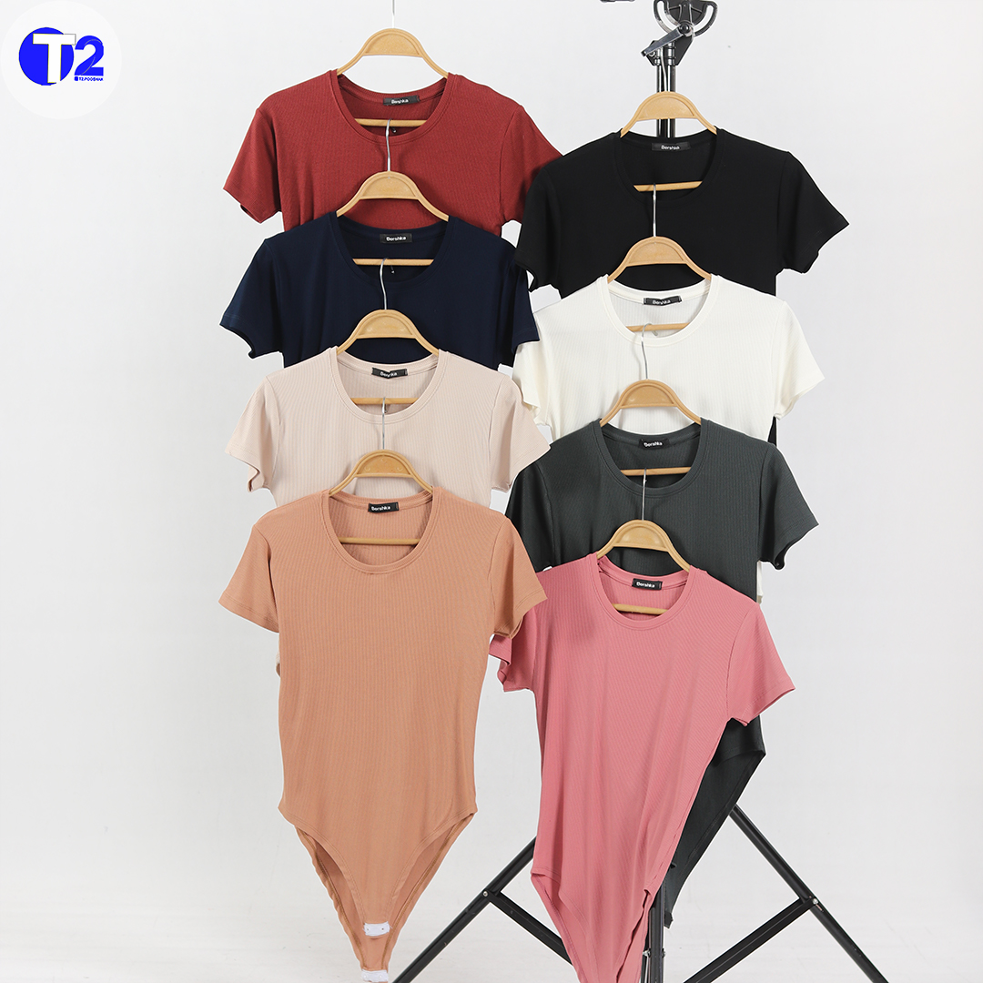 بادی آستین کوتاه برشکا 8رنگ کاربردی(3450)
