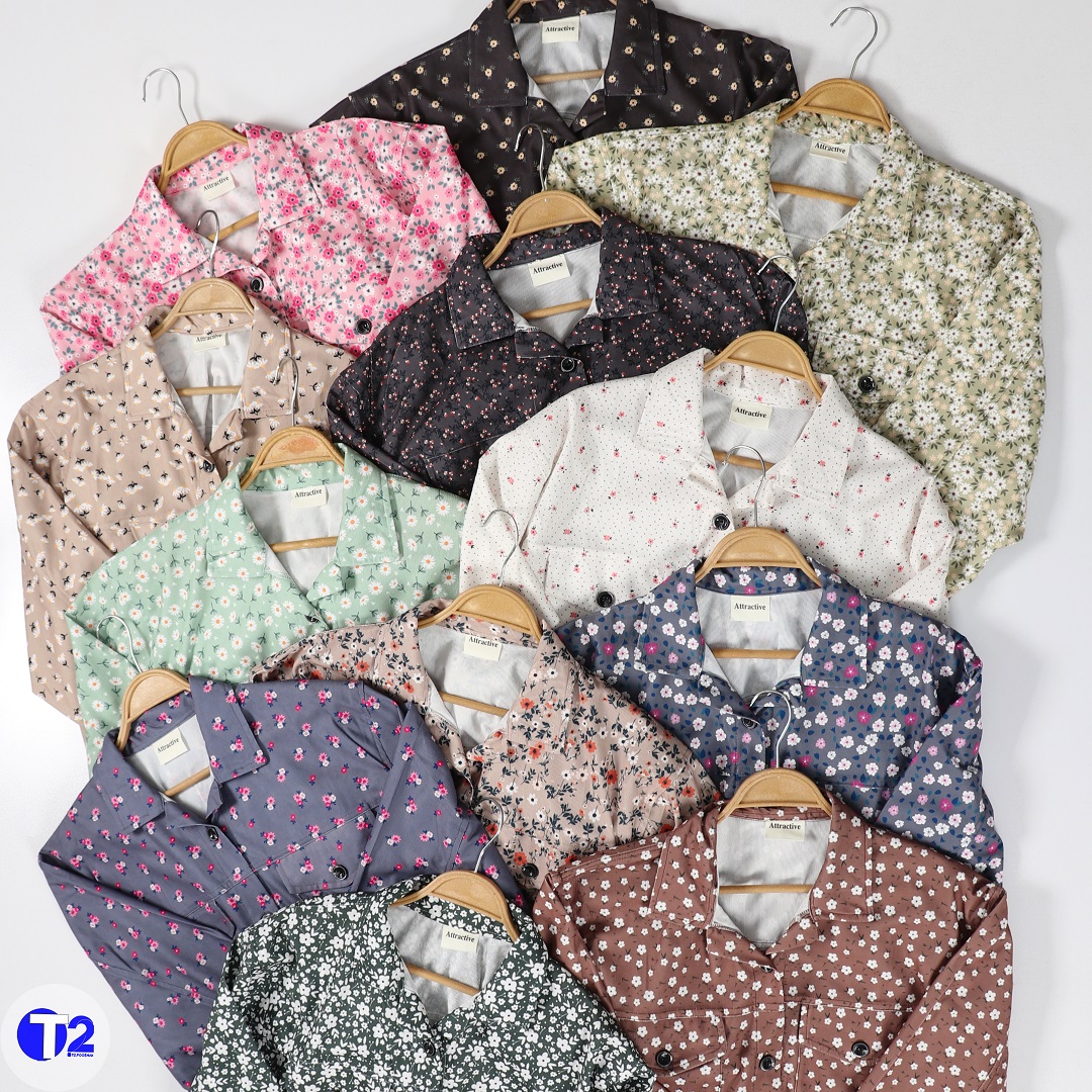 بامبرجکت 4جیب مخمل کبریتی گلدار (3288)