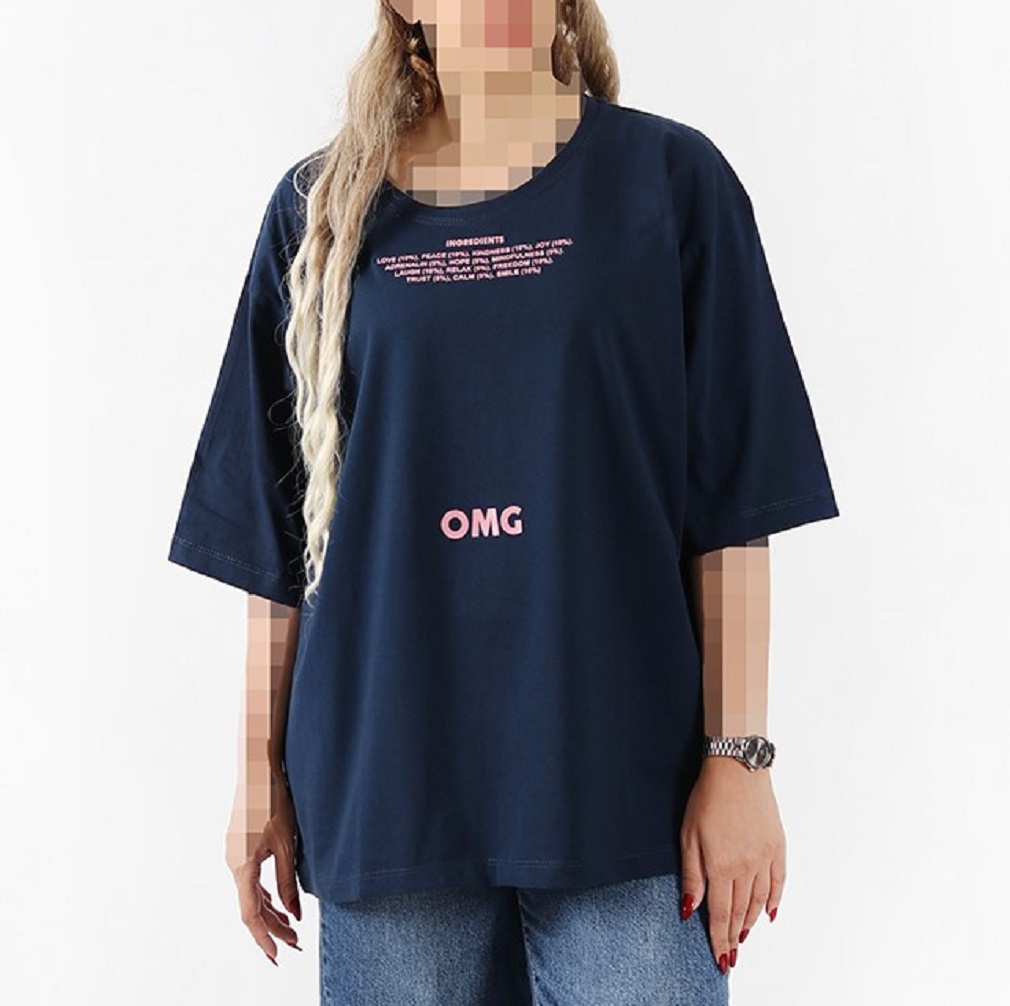 تیشرت لانگ او ام جی (3493)omg