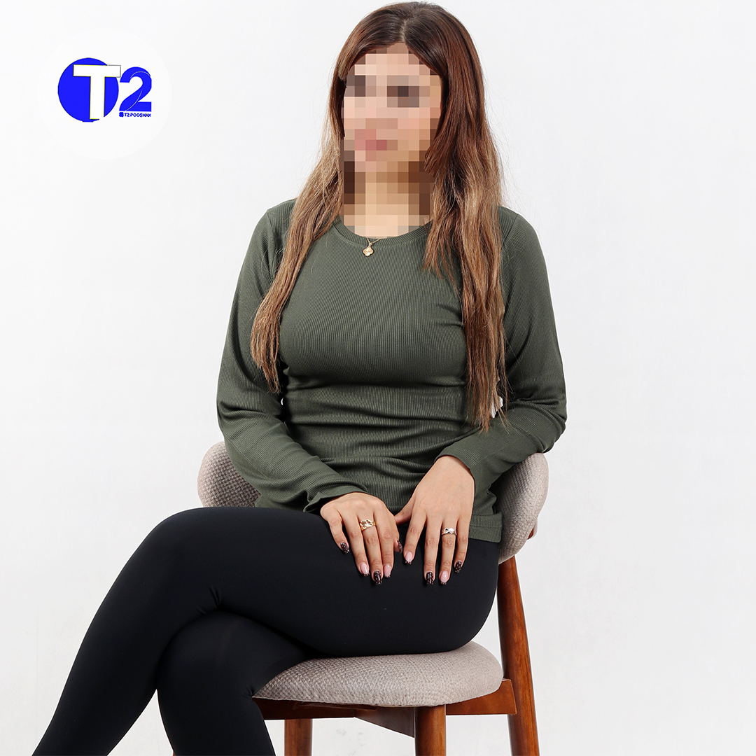 بلوز یقه گرد قواره معمول برشکاپنج رنگ اصلی  (3663)