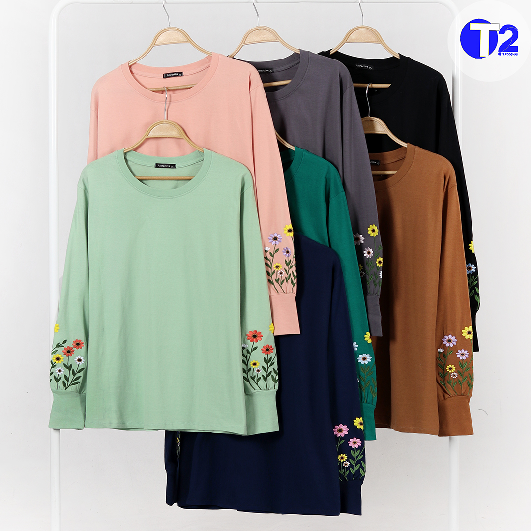 بلوزپنبه گلدوزی فلور (3622)