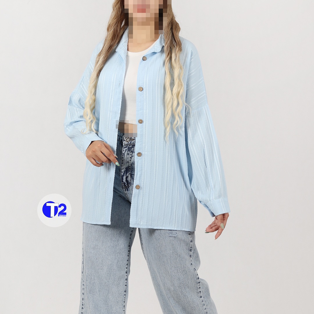 شومیزمانتو کراش نخی تک جیب (2966)