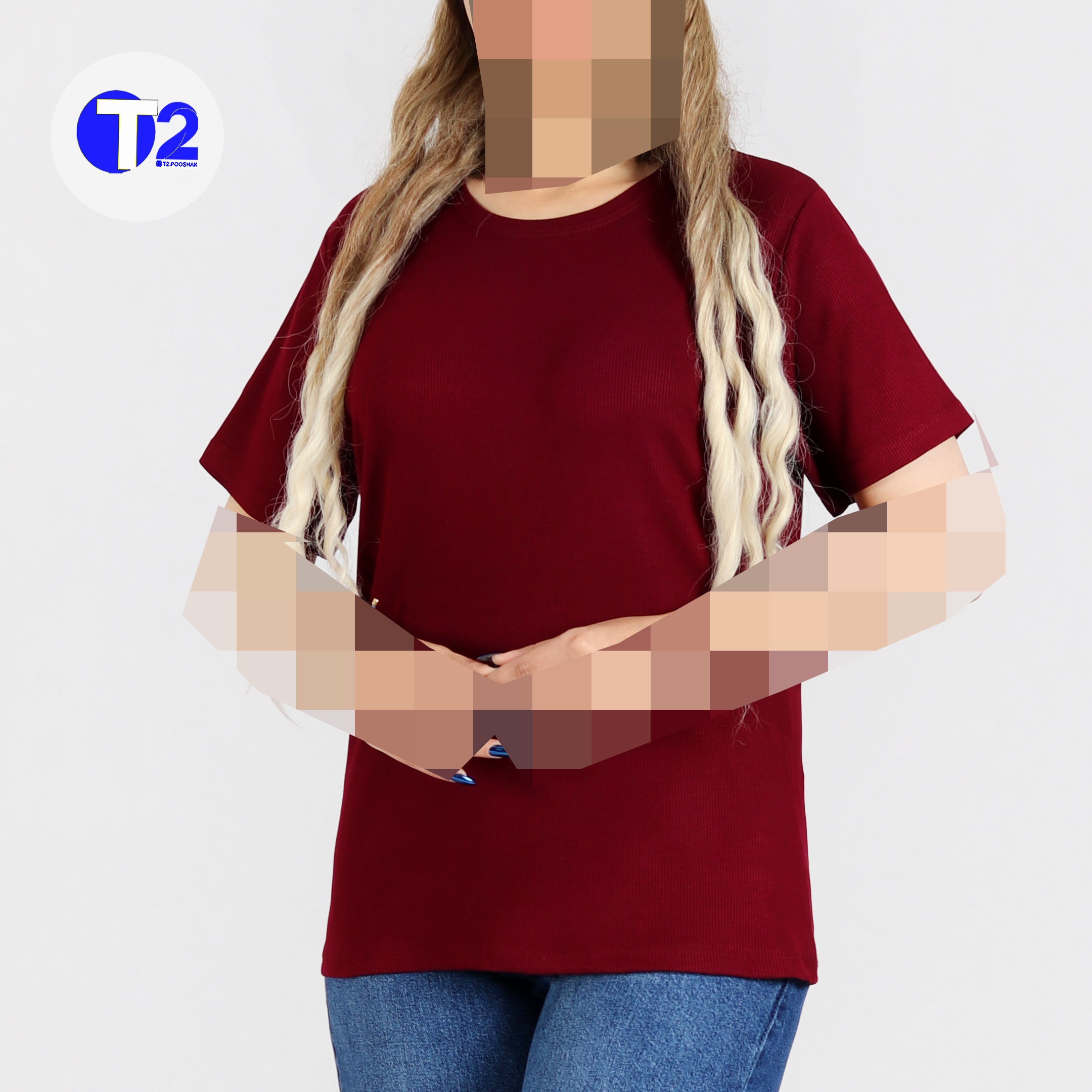تیشرت بیگ سایزبرشکا پنج رنگ اصلی (3568)