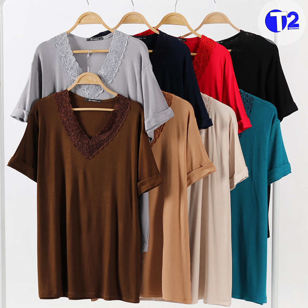 تیشرت پلاس سایز گیپوری لارین (3495)