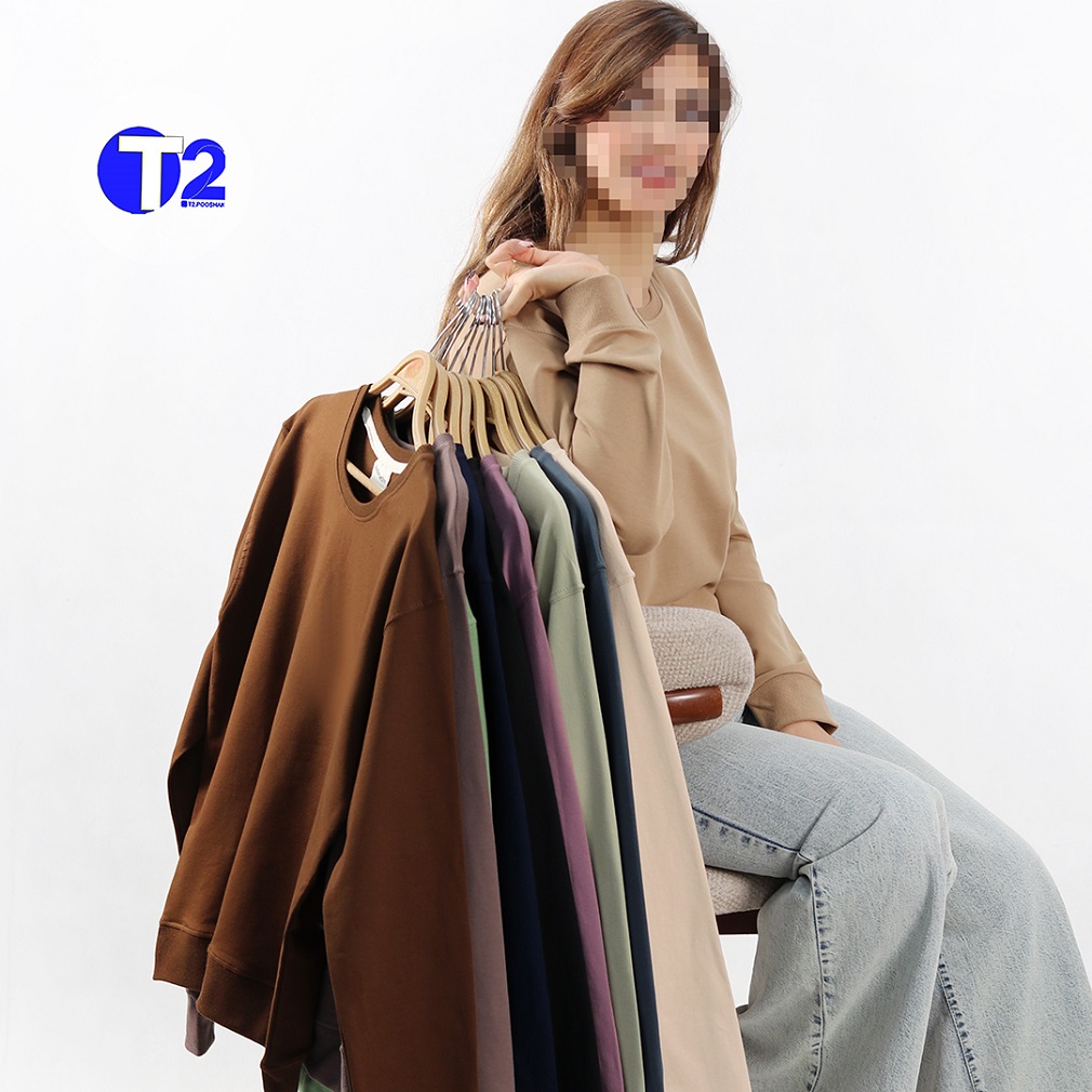 بلوز دورس دونخ پنبه ساده قدنرمال (3644)