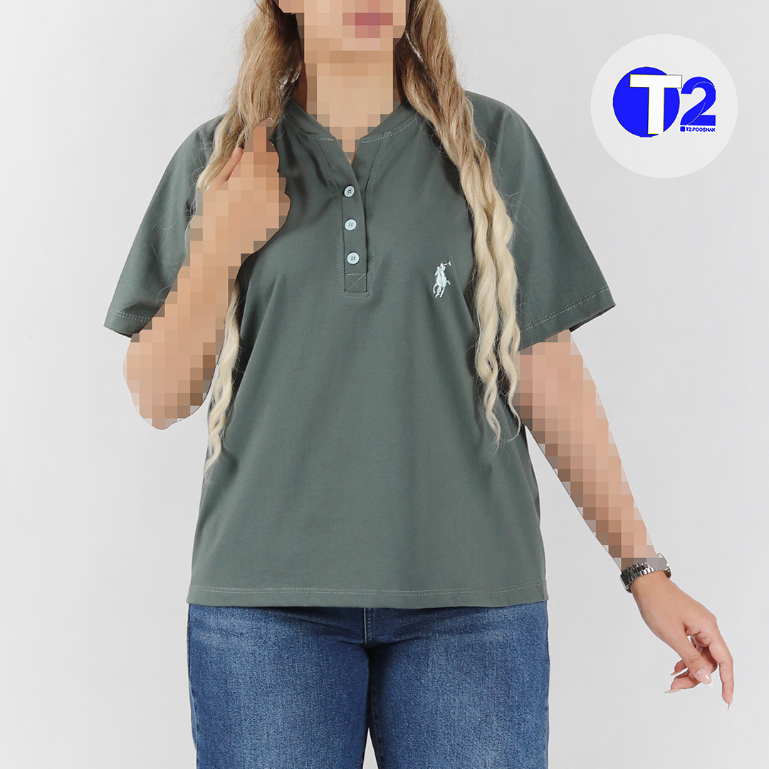 تیشرت پلو یقه هنلی (3471)