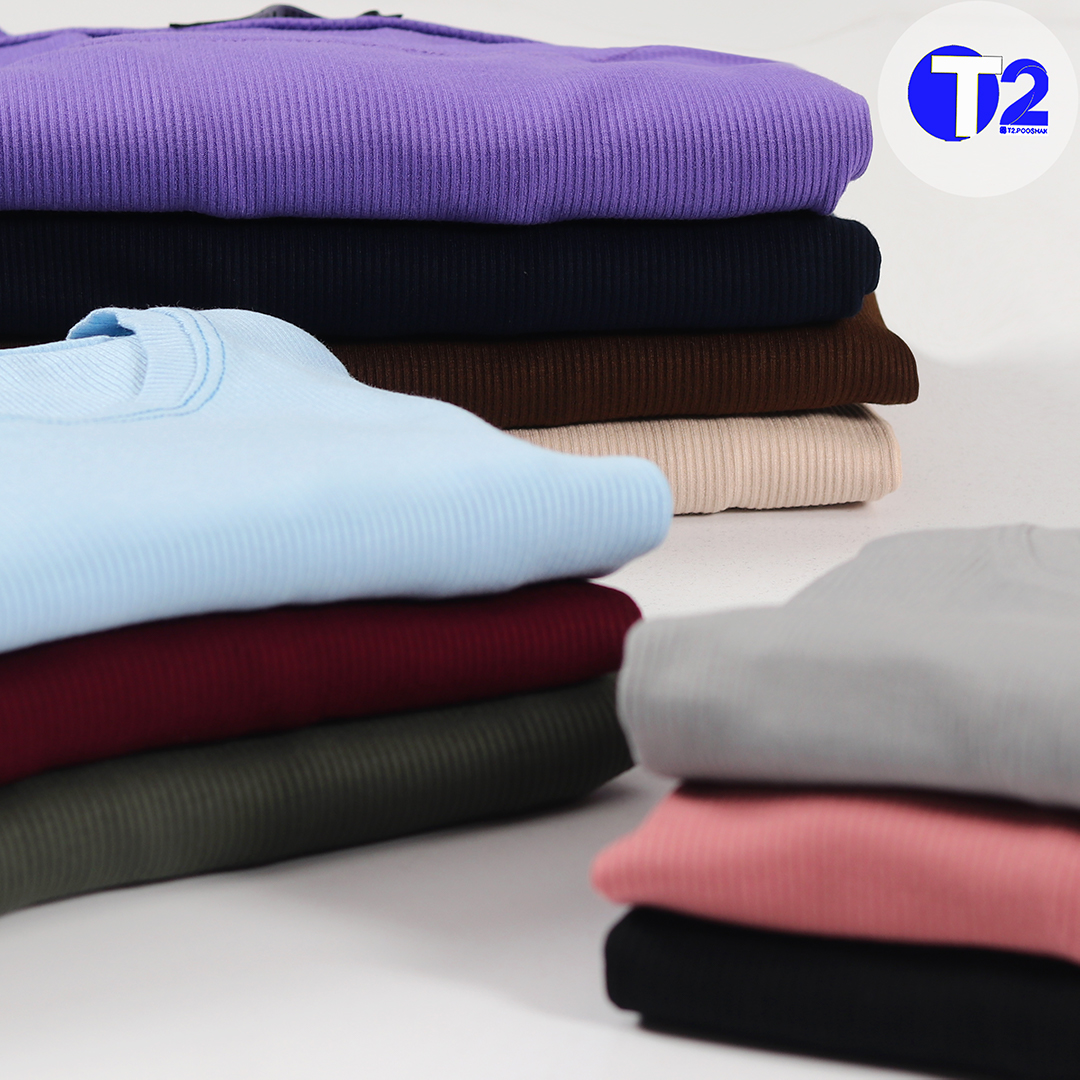 تیشرت بیگ سایز برشکا رنگی (3354)
