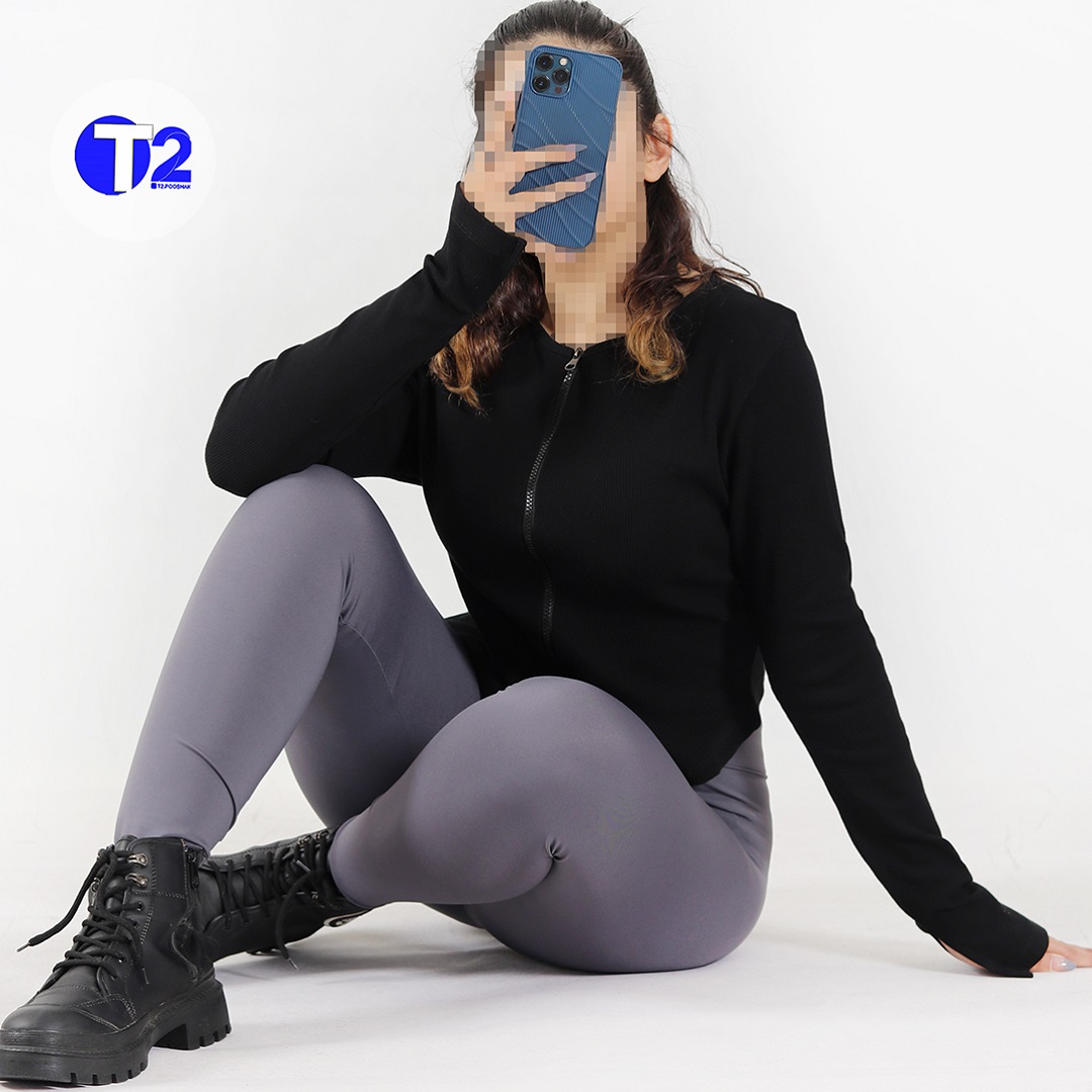 بلوز جلو زیپ سیلوا (3599)