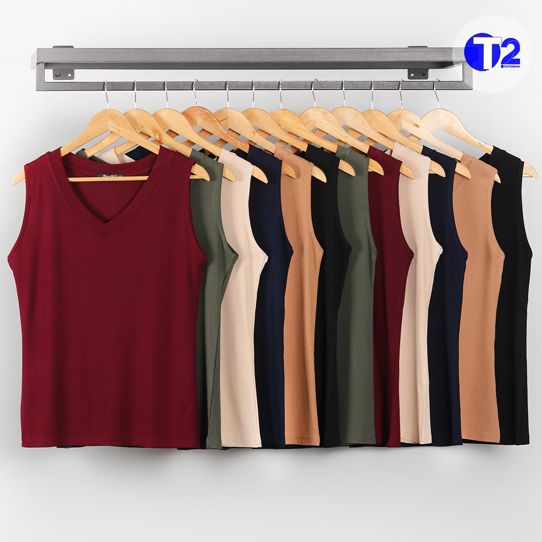 تاپ یقه هفت بیگ سایز برشکا پک 6رنگ اصلی (3124)