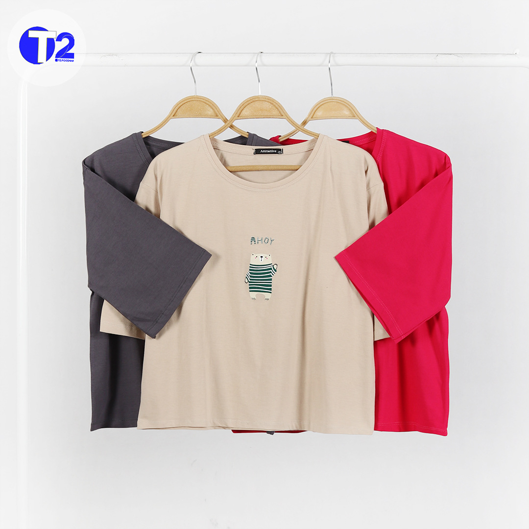 تیشرت باکسی خرس(3520)