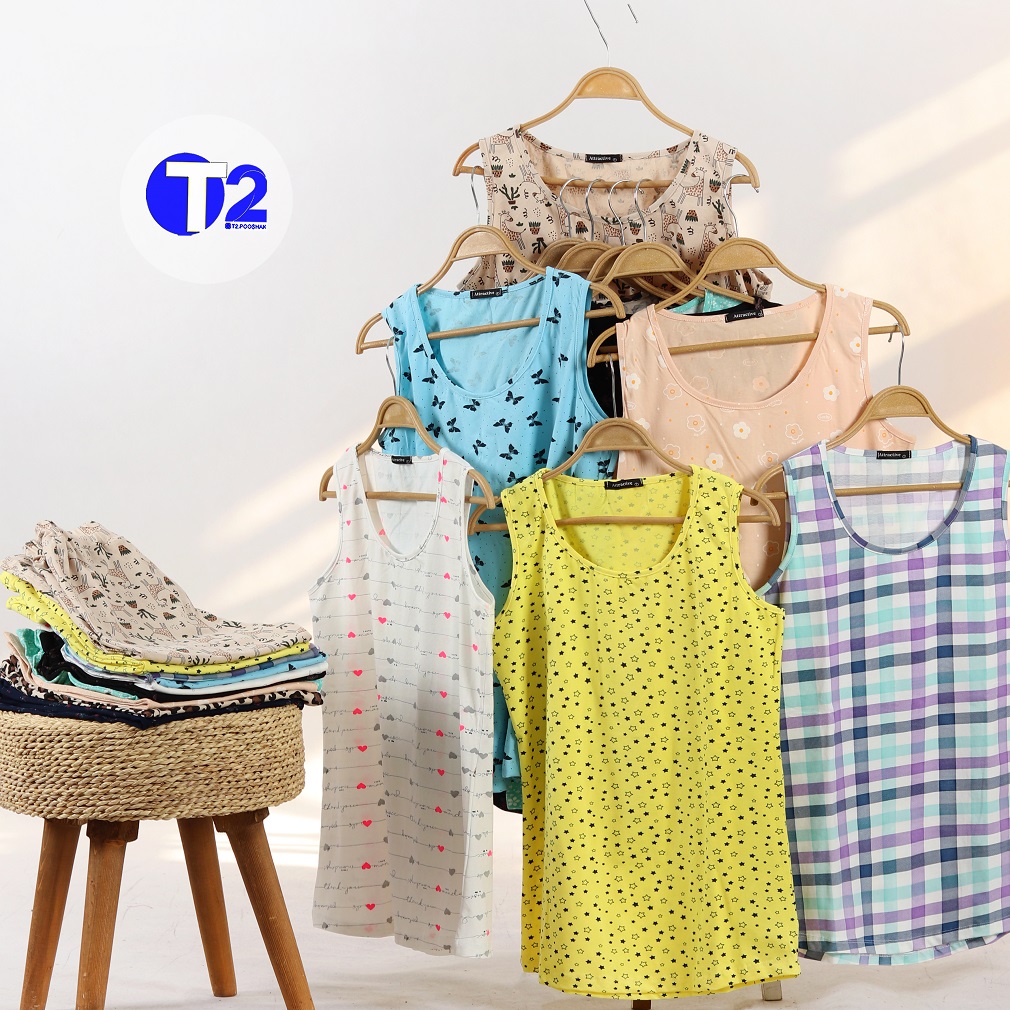 ست تاپ وشلوارک  میکس پنبه لاکرا اعلا  (3257)