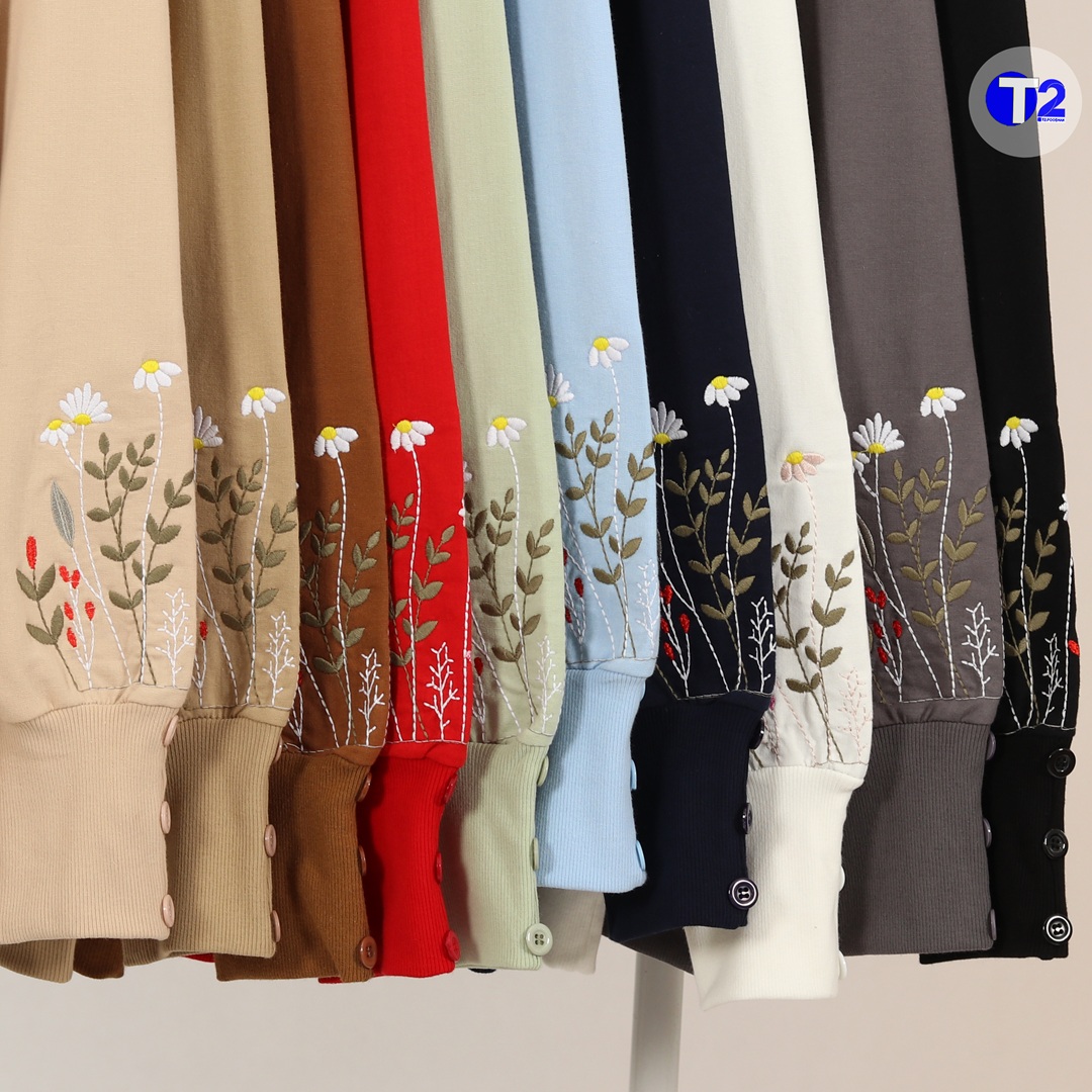 بلوز دورس دونخ پنبه گلدوزی آرنیکا (3118)