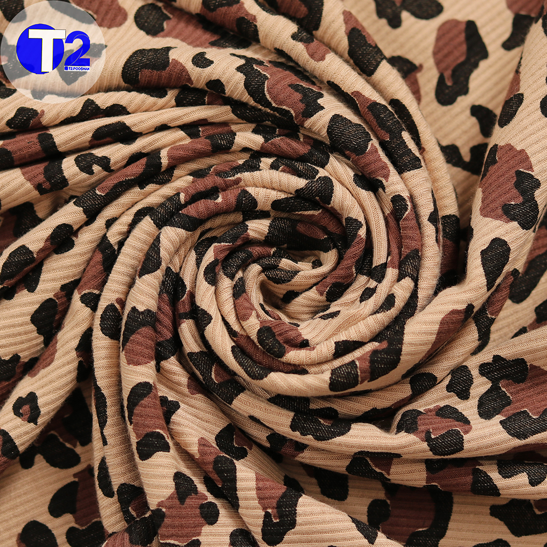 تیشرت پلنگی بیگ سایز (3562)