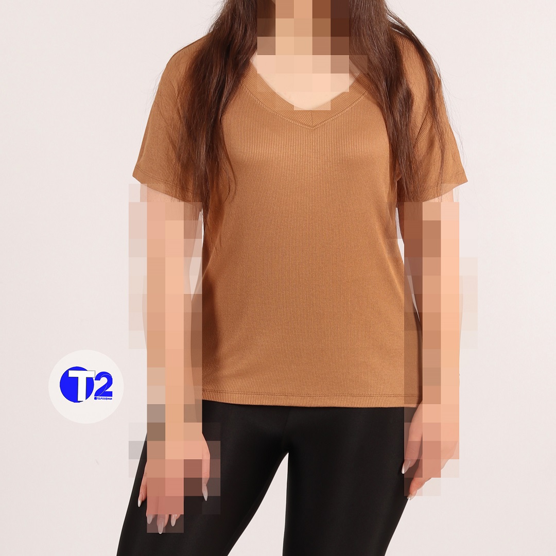 تیشرت یقه هفت بیگ سایز برشکا (3366)