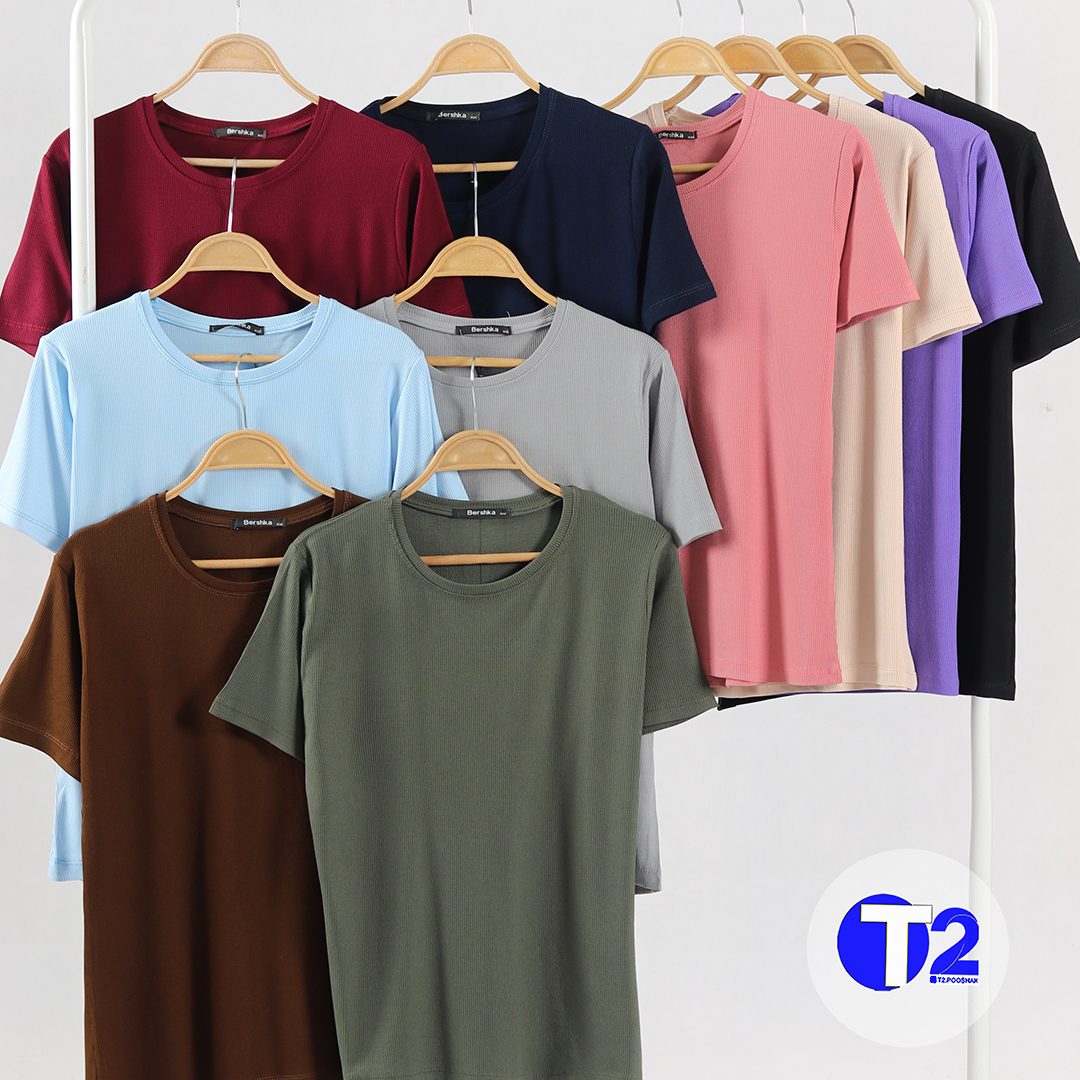 تیشرت بیگ سایز برشکا رنگی (3354)