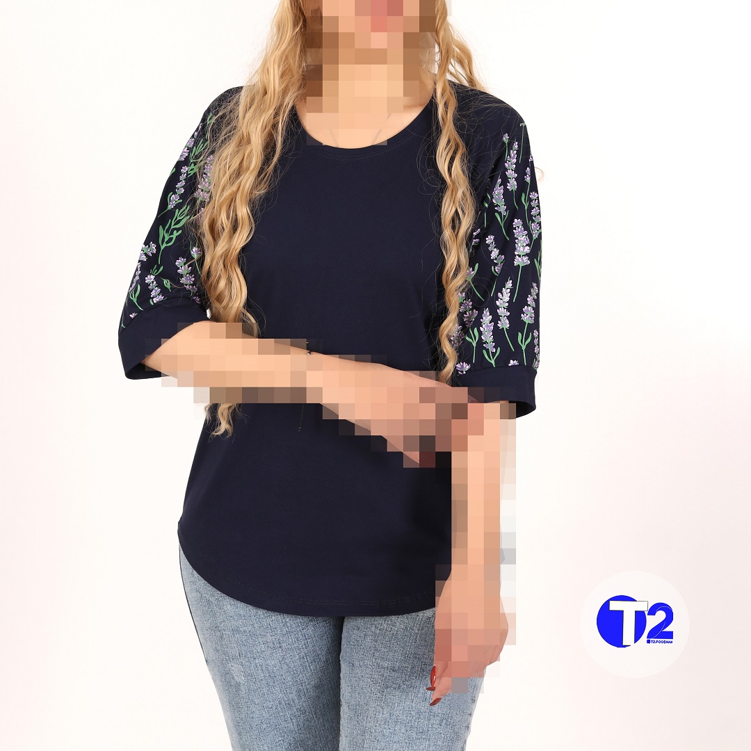 شومیزپنبه گل بنفشه (3151)