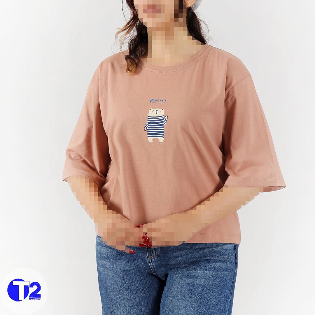 تیشرت باکسی خرس(3520)