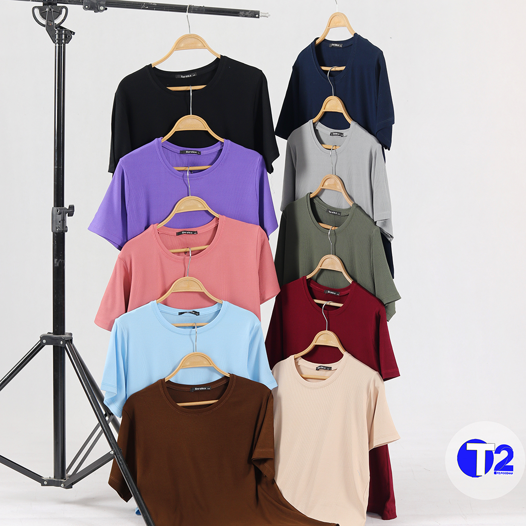 تیشرت بیگ سایز برشکا رنگی (3354)