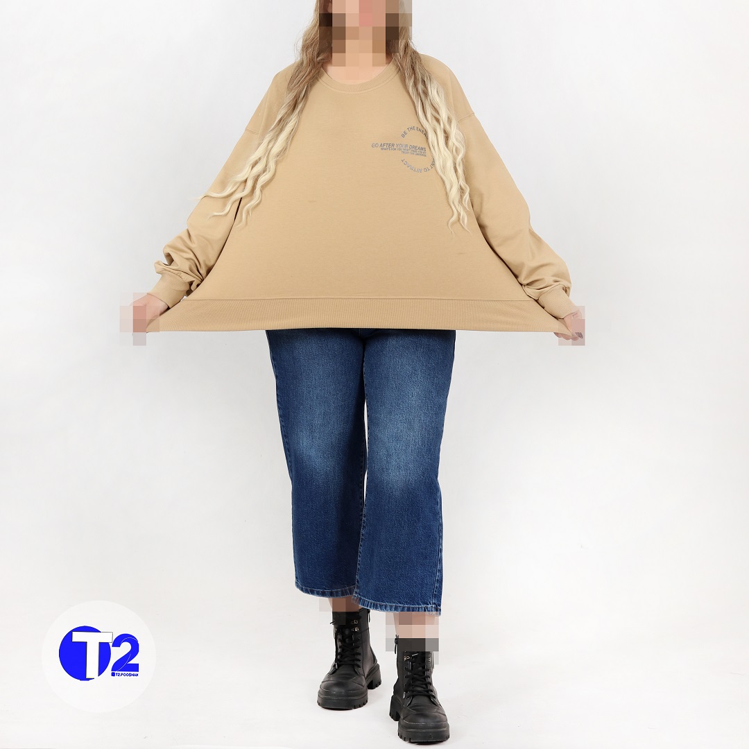 بلوز باکسی دورس دونخ پنبه  انرژی  (3084)