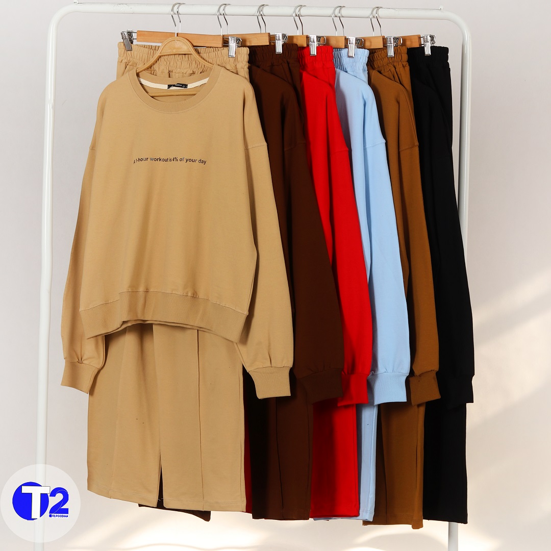 ست فول باکسی وشلواربگ یوردی (3272)