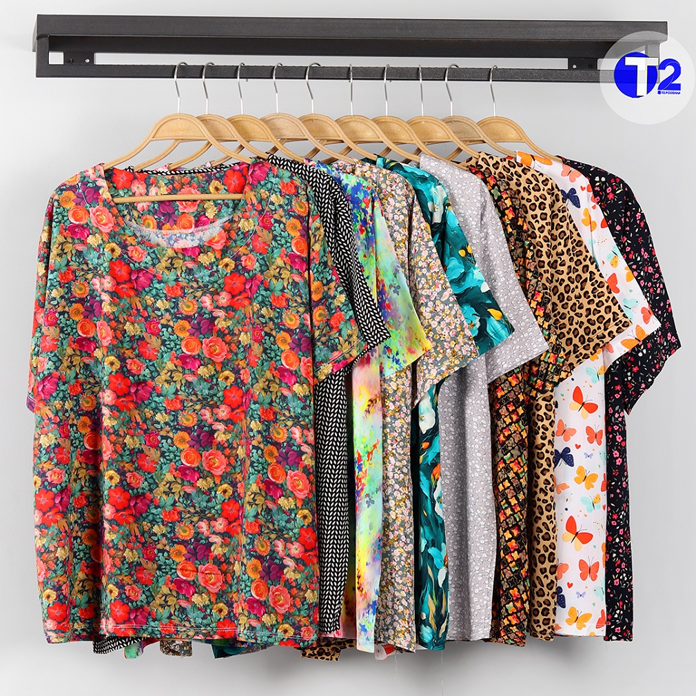 تیشرت بیگ سایز نخی  دورسینه 132سانت (3369)