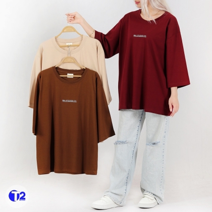 تیشرت لانگ فول سایز ماج MAj studios  (3313)