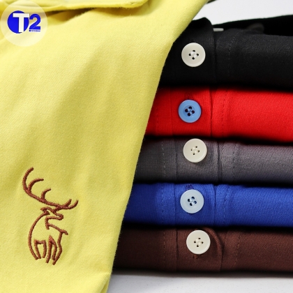 پلوشرت گوزن گلدوزی قواره دار  (3625)
