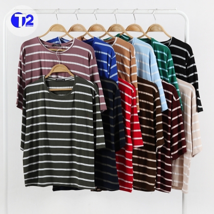 تیشرت فول باکسی رینگی 12رنگ کامل (3522)