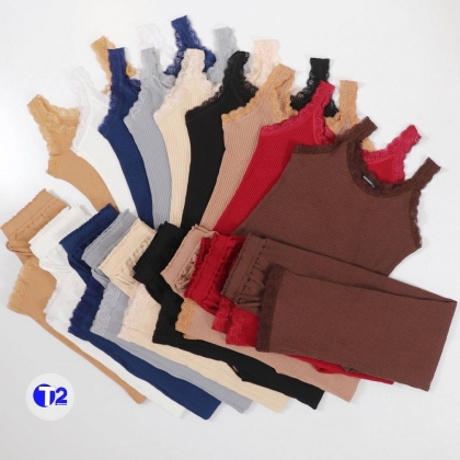 ست تاپ وشلوار گیپوری (3132)