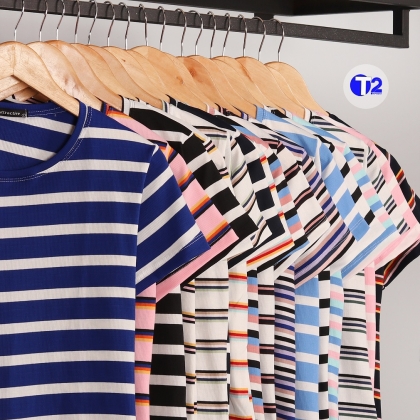 تیشرت کراپ قد 50رینگی (2821)
