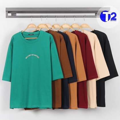 تیشرت لانگ فول سایز آرتیست (3379)