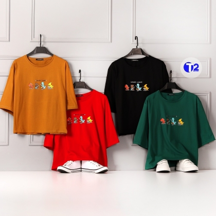 تیشرت باکسی موزیک (2825)